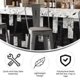 thumbnail image 4 of BizChair 30'' High Silver Antique Finish with Clear Coat Indoor Barstool with Back and Gray Poly Resin Wood Seat, 4 of 12