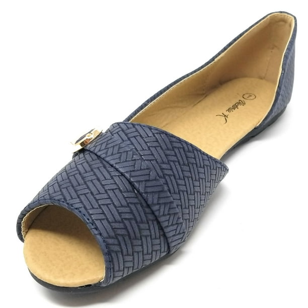 open ballerina flats