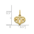 thumbnail image 3 of 14k Yellow Gold Mom Charm, 3 of 4