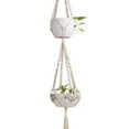 thumbnail image 6 of HOMEMAXS  2 Pcs Plant Hanger Cotton Rope Hanging Planter Planters for Indoor Plants Beige, 6 of 8