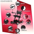 thumbnail image 5 of Titan 4-Wheel All-Terrain Electric Wheelchair & Mobility Scooter for Seniors & Disabled - Electromagnetic Brake, Portable - Red, 5 of 7