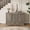 Gray, variant on Ataujin Farmhouse Sideboard Buffet Cabinet, 47" Kitchen Storage Cabinet, Sideboard Storage credenza with 5 Drawers and 2 Doors, Wood Coffee Bar Cabinet, Buffet Table for Dining Room Living Room