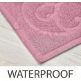 thumbnail image 3 of PetLike XL Cat Litter Trapping Mat, Thick Waterproof  Washable, Non-Slip Backing, Soft on Kitty Paws , Easy to Clean, BPA Free (Pink), 3 of 7