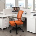thumbnail image 5 of Alpinel Folding Chairs With Metal, Plastic, Metal And Plastic Seat, Portable Alpinel Folding Chairs For Wedding, Party And Office, Suited To Adults And Event Hosts, 2, Orange, 5 of 5