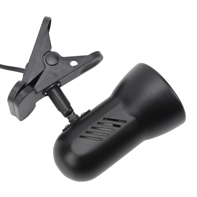 Lámpara de Trabajo de Abrazadera LED, Clip en la Luz de Lectura Eu Enchufe 85-265V 360 Grados Cabeza Giratoria De 4.3 Pies Longitud de Cable Espacio de Ahorro E27 Base Párrica