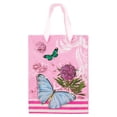 thumbnail image 4 of SumacLife Pink Vintage Butterfly Cocktail Design Gift Bag, 4 of 4