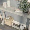 thumbnail image 6 of Furniture of America Fieldz 59-Inch Antique White Wood Finish Console Table, 6 of 7