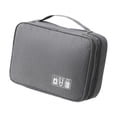 thumbnail image 3 of Power Bank Case Holder Bolsa De Almacenamiento Portátil Para Auriculares Para Oficina, Viajes, Hogar, Gris, 3 of 8