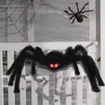 thumbnail image 2 of Halloween Decorations Outdoor Spider, Hwkond Halloween Glowing Spider Outdoor Party Spider Decoration Ghosts Festival Decoration Tricky Props Plush Big Spider, 2 of 4