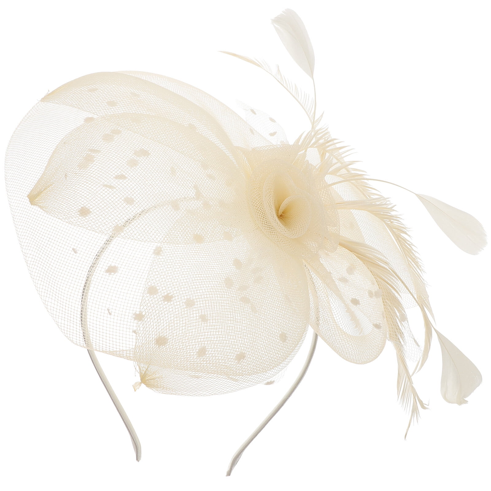 Sombreros Fascinador Elegant Para Mujer, Diadema Para Fita, Flor