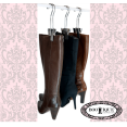 thumbnail image 2 of The Original Boot Hanger - Shoe Storage Space Saver (set of 3); Boot Hanger, Boot Holder, Boot Clips (SILVER), 2 of 5