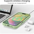 thumbnail image 7 of KOMI Compatible with iPhone 16 Plus Case, Liquid Silicone Upgrade [Camera Protection] [Soft Anti-Scratch Microfiber Lining] Shockproof Phone Case for iPhone 16 Plus 6.7 inch Matcha, 7 of 7