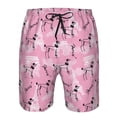 thumbnail image 3 of Sikiie Cartoon Poodle Dog Print Men's Beach Shorts, High Elastic Quick-drying Shorts - with Drawstring and Slip Pockets, Suitable for Beach, Sports, Vacation-Medium, 3 of 6