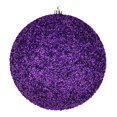 thumbnail image 1 of Vickerman N185626D 3 Po Ornement de Boule de Perles de Prune avec Foré 6 par Sac, 1 of 1
