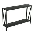 thumbnail image 4 of Luku 2-Tier Entryway Table with Storage, Narrow Sofa Table with V Design for Entryway, Hallway, Foyer, 4 of 7