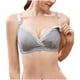 thumbnail image 4 of Sujetador de lactancia con hebilla frontal de encaje, cómodo, transpirable, sin anillo de acero, ropa interior para mujer Fridja  nalpqowj36986, 4 of 9
