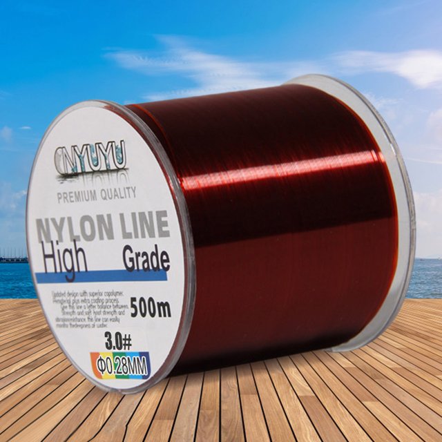 Cable tejido de pesca de 500M hilo de pescar trenzado de 18-90LB de diámetro más pequeño hilo de nailon