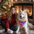 thumbnail image 4 of Dog Bandana 1 Pack,Colorful Rainbow Tie Dye Spiral Pattern Bandanas for Dogs,Cat Bandana,Small/ Large Dog Bandana 2 Size,Dog Bandanas, 4 of 6