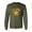Military Green, variant on U.S. Army Vintage Arch Logo with gold ink Adult Long Sleeve T-shirt
