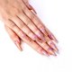 thumbnail image 4 of Prensa en las uñas 24 Uds. Taladro marrón bailarina larga diamantes de imitación ataúd brillante uñas postizas puntas postizas manicura para mujeres y niñas Namotu CZMR-YX171-3, 4 of 7