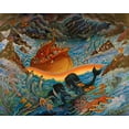 thumbnail image 2 of Bell, Bill 14x12 Black Ornate Wood Framed with Double Matting Museum Art Print Titled - 002, 2 of 4
