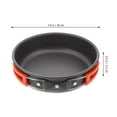 thumbnail image 3 of Practical Frying Pan Outdoor Camping Cooking Pot Portable Cooking Utensil, 3 of 4