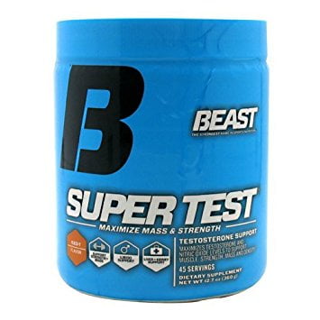 Beast Super Test Powder - Professional Strength Testosterone Booster with Nitric Oxide Support for Enhanced Muscle Growth, 45 (The Best Nutrition For Muscle Growth)