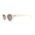 thumbnail image 3 of Womens Classic Mod Soft Cat Eye Plastic Sunglasses Pink Black, 3 of 4