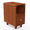 Walnut, variant on Narrow Solid Wood Nightstand with Drawer, Small Bedside Table for Bedroom, End Table Storage Cabinet for Small Spaces