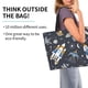 thumbnail image 2 of Balery Space Cars Bolsa Tote Estilo Estético con Cremalleras, Bolsa de Hombro, Bolsa de Compras Grande y Plegable, 2 of 8