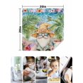 thumbnail image 4 of Coastal Gnomes Cloth Napkins Set of 8 Reusable Dinner Napkins, Tropical Palm Tree Beach Flowers Butterfly Cocktail Napkin Washable Table Napkins for Wedding/Holiday Party/Baby Shower 20"x20", 4 of 7