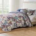 thumbnail image 5 of Perry Cotton-Rich Mid-Century Modern Botanical Print Quilt Set, 3-Piece King/Cal King, 5 of 5