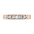 thumbnail image 3 of 1/2 Carat Channel Set Diamond Wedding Band Ring in 14K Rose Gold (Ring Size 4.5) (I1-I2 Clarity), 3 of 4