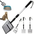 thumbnail image 2 of Efficient Telescopic Cats Litter Shovel Sifter Scooper with Adjustable Ergonomic Handle Cleaning Tool For Pet Waste Removal, 2 of 8