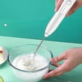 thumbnail image 3 of 3-Speed USB Rechargeable Handheld Mixer for Coffee, Eggs, and Beverages - Dual Function Whisk Tool for Latte, Cappuccino, Chocolate Foam, 3 of 3