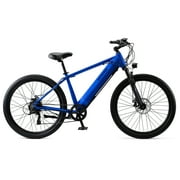 Schwinn Marshall hybrid electric bike, 7 speeds, 27.5 inch wheels, men’s frame, blue