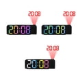 thumbnail image 2 of Reloj Despertador Con ProyeccióN Simple, Pantalla LED De Fuente Grande, Reloj ElectróNico Con Pantalla De Temperatura, Estilo E, 2 of 5