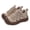 Brown, variant on Kids Hiking Shoes, Boys and Girls Outdoor Sneakers with Wide Toe and Non-Slip Sole