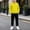 Yellow, variant on OGLCCG 2 Piece Outfits for Boys Sweatsuit Kids Long Sleeve Hoodie and Baggy Sweatpants Set Athletic Tracksuit Sets with Pockets 1-12 Years