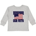 thumbnail image 3 of Inktastic Veteran Remember Our Vets Boys or Girls Long Sleeve Toddler T-Shirt, 3 of 5