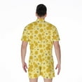 thumbnail image 2 of Cute Honey Bee Pattern Short Sleeve Men'S Rompers, Bee Honey Casual Summer Jumpsuits Outfit, 2 of 4