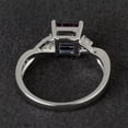 thumbnail image 3 of Pretty Cubic Zircon Jewelry 925 Silver Rings Women Engagement Party Gift Sz 6-10, 3 of 5