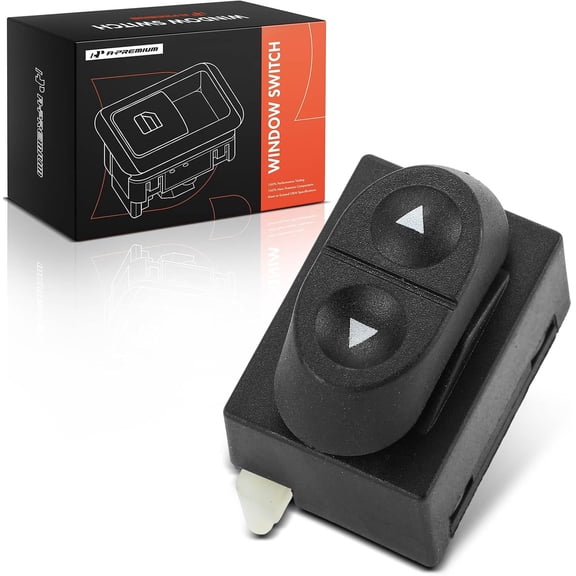 A-Premium Power Window Switch Compatible with Ford F-150 1992-1996, F-250, F-350, Ranger, Bronco, E-150, E-250, E-150 E-250 E-350 Econoline, E-150 E-350 Club Wagon, E-350 E-450 Super Duty