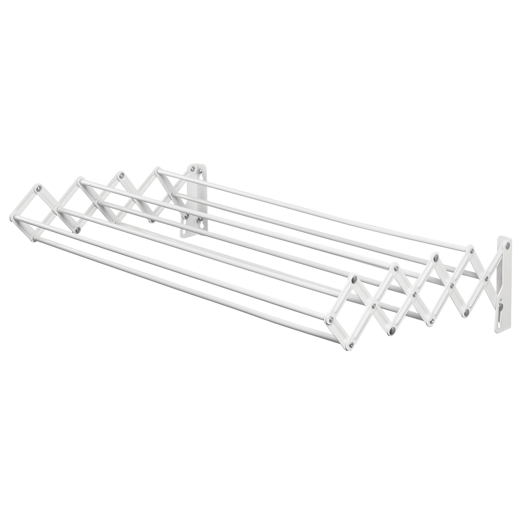 Wall Mount Accordion Laundry Clothes Drying Rack by mDesign