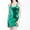 A1080 Green, variant on Xdegoge Women Double Spaghetti Strap Dress Faux Leather Wet Look Solid Color Bodycon Mini Outfit Flattering Chic Wear for Evening Party Club