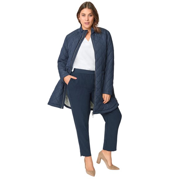 Ellos Women's Quilted Zip Jacket