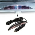 thumbnail image 5 of 12V Digital Led Alarm Auto Electronic Car Clock Voltmeter Thermometer 3 In 1, 5 of 7