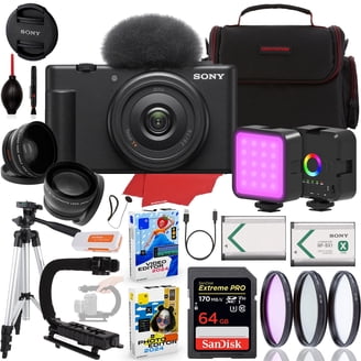 SONY  ZV-E10 64GB SD グリップ付き※週末値下げ Sony ZV-E10 + 16-50mm Lens, LED Light, Microphone, 64GB, U-Grip