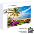 thumbnail image 4 of Coast Puzzle Jigsaw Puzzle 500 Pieces for Adults, 20"x15" Large Puzzle, Premium Jigsaw Wooden Puzzle for Family Party Holiday - Each Piece is Unique - Wooden Jigsaw Nature Puzzles, 4 of 8
