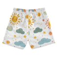 thumbnail image 7 of FORMRS Boys Swim Trunks Quick Dry Mesh Liner Boardshorts Sizes XS-XL, Rainbows Pattern, 7 of 7